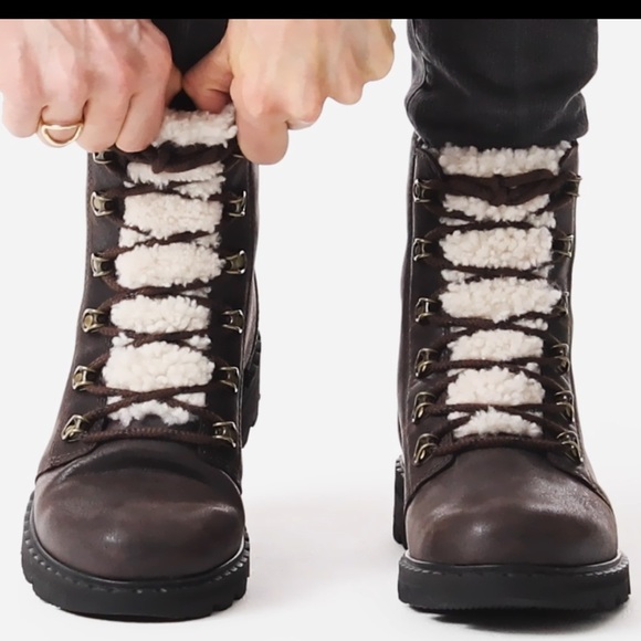 NEW Sorel Lennox Waterproof Shearling Boot - Picture 2 of 12